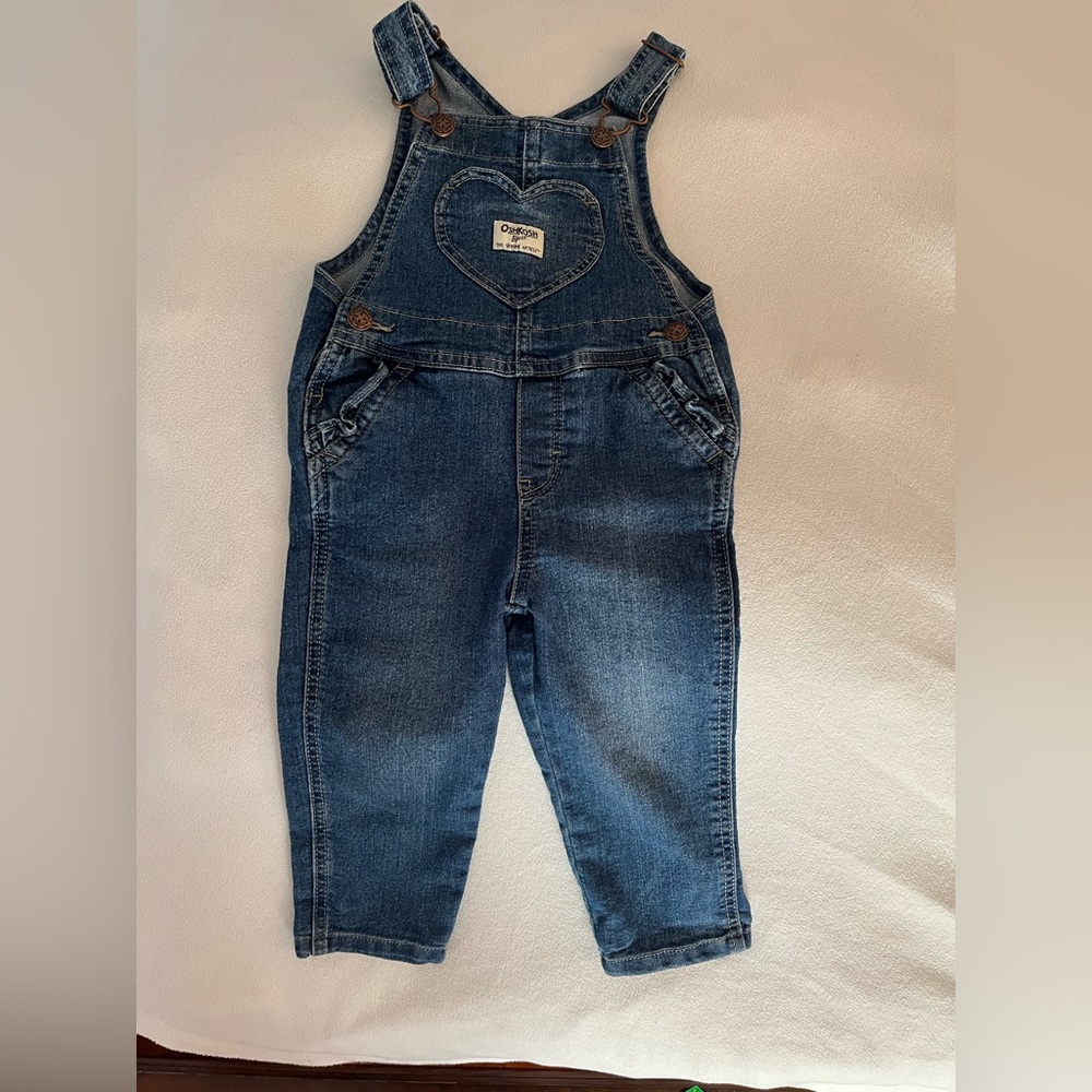 Oshkosh B’gosh toddler overalls.